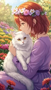 خلفيات قطط الانجورا التركي للبنات كرتون