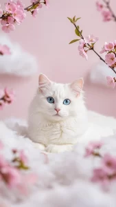 خلفيات قطط الانجورا التركي للبنات