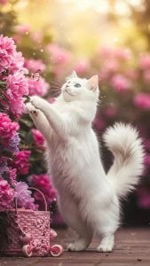 خلفيات قطط الانجورا التركي للبنات