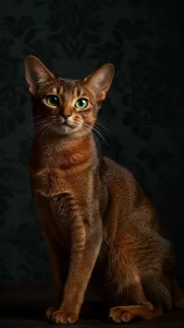 خلفيات قطط حبشية فخمة وسوداء