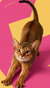 خلفيات قطط حبشية مضحكة