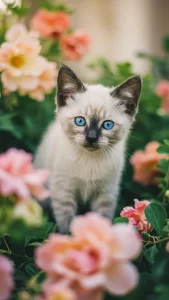 خلفيات قطط سيامي كيوت صغيرة