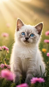 خلفيات قطط سيامي كيوت صغيرة