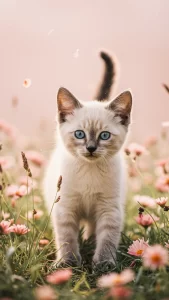 خلفيات قطط سيامي كيوت صغيرة