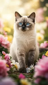 خلفيات قطط سيامي للأطفال