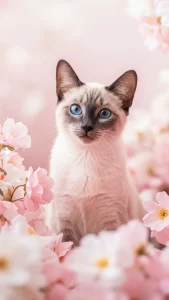 خلفيات قطط سيامي للبنات