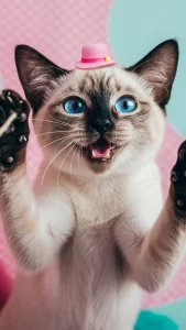 خلفيات قطط سيامي