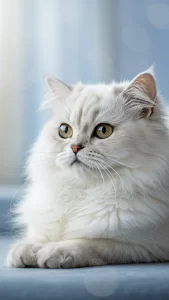 خلفيات قطط شانشيلا بيضاء ناعمة