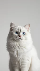 خلفيات قطط شانشيلا بيضاء ناعمة