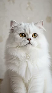 خلفيات قطط شانشيلا بيضاء ناعمة