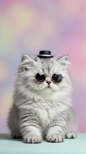 خلفيات قطط شانشيلا تضحك مناسبة للواتساب