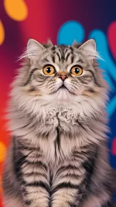 خلفيات قطط شانشيلا تضحك مناسبة للواتساب