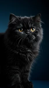 خلفيات قطط شانشيلا سوداء