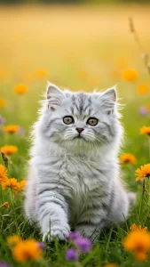 خلفيات قطط شانشيلا صغيرة