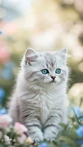 خلفيات قطط شانشيلا صغيرة