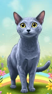 خلفيات قطط كرتونية ظريفة