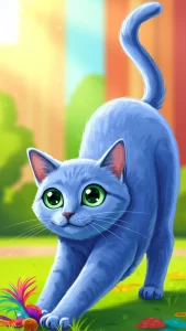 خلفيات قطط كرتونية ظريفة