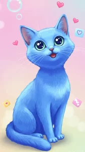 خلفيات قطط كرتونية ظريفة