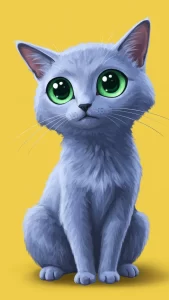 خلفيات قطط كرتونية ظريفة