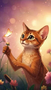 خلفيات قطط كرتونية كيوت للبنات والأطفال