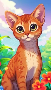 خلفيات قطط كرتونية كيوت للبنات والأطفال