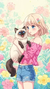 خلفيات كرتونية تناسب البنات ومحبي الطابع اللطيف