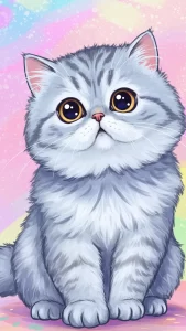 خلفيات كرتونية لقطط شانشيلا