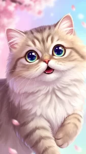 خلفيات كرتونية لقطط شانشيلا