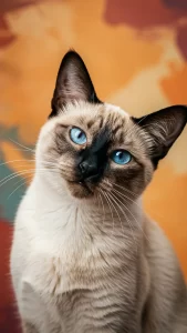 صور قطط سيامي بتعابير طريفة