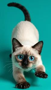 صور قطط سيامي بتعابير طريفة