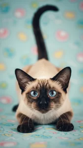 صور قطط سيامي بتعابير طريفة