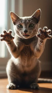 صور مضحكة للقط الأزرق الروسي