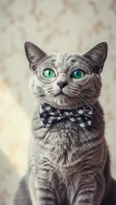 صور مضحكة للقط الأزرق الروسي