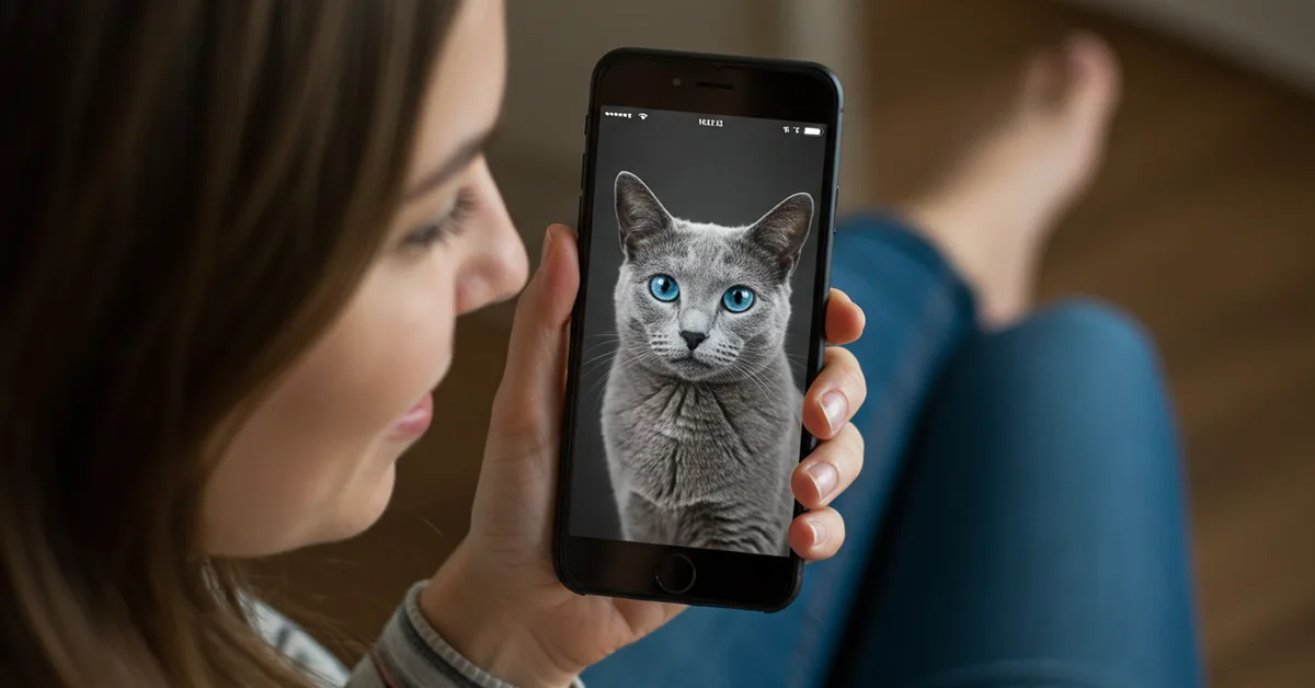 تنزيل خلفيات القط الأزرق الروسي كيوت وفخمة وأنمي بدقة عالية