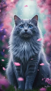 خلفيات قطط نيبيلونج أنمي لمحبي الرسوم