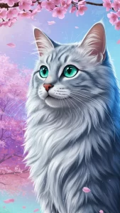 خلفيات قطط نيبيلونج أنمي