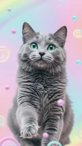 خلفيات قطط نيبيلونج تضحك