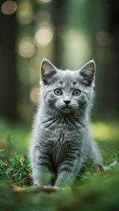 خلفيات قطط نيبيلونج صغيرة ولطيفة