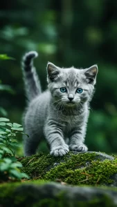 خلفيات قطط نيبيلونج صغيرة ولطيفة