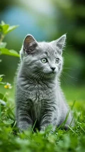 خلفيات قطط نيبيلونج صغيرة ولطيفة