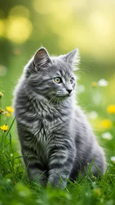 خلفيات قطط نيبيلونج صغيرة ولطيفة