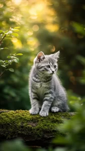 خلفيات قطط نيبيلونج صغيرة ولطيفة