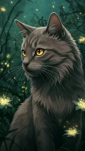 خلفيات قطط نيبيلونج كيوت أنمي سوداء