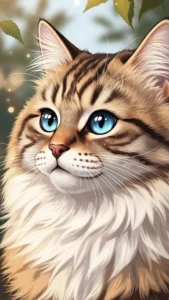 خلفيات القط السيبيري الكرتونية