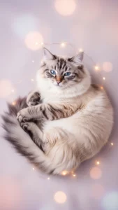 خلفيات القط السيبيري للبنات