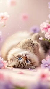 خلفيات القط السيبيري للبنات