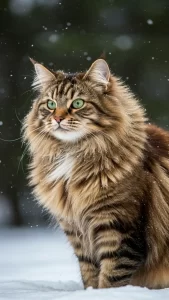 خلفيات قط الغابة النرويجي الفخمة