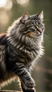 خلفيات قط الغابة النرويجي الفخمة