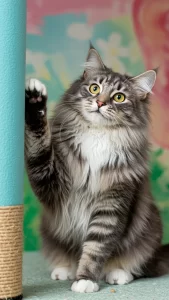 خلفيات قط الغابة النرويجي المضحكة