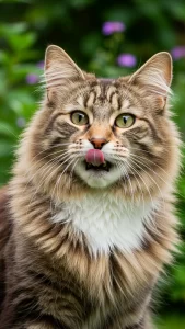 خلفيات قط الغابة النرويجي المضحكة